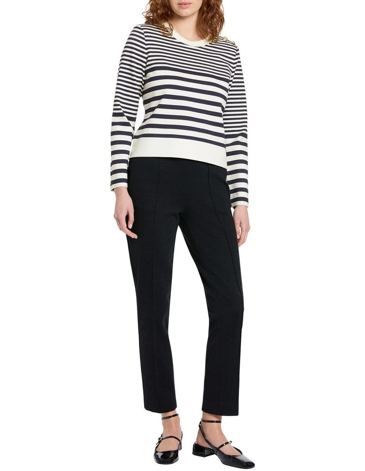 Take My Hand Stripe Tee in Virgo Stripe