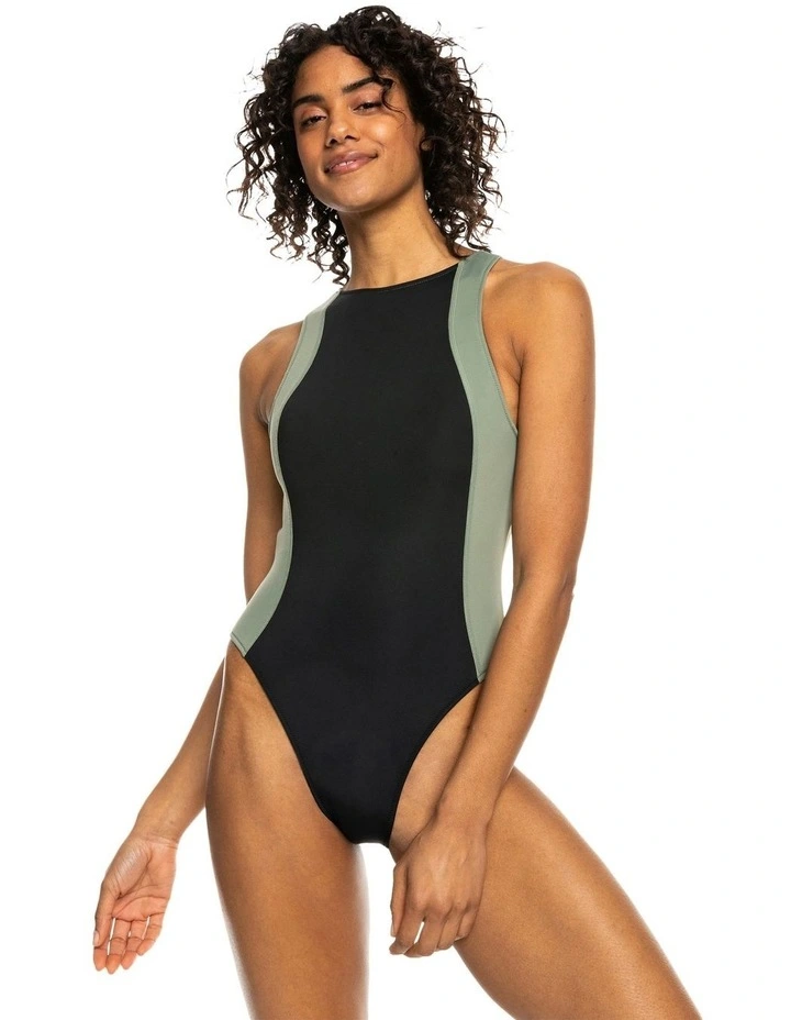 Pro Wave Active One piece Swimsuit in Anthracite