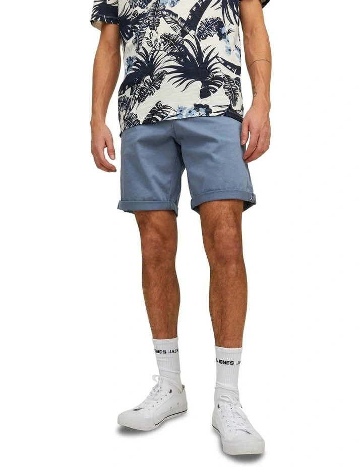 Bowie Solid Shorts in Flint Stone