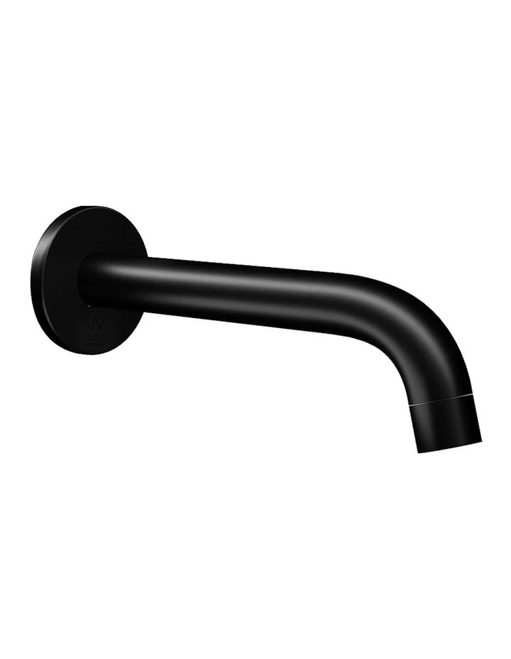 Wall Mounted Bathroom Spout in Matte Black