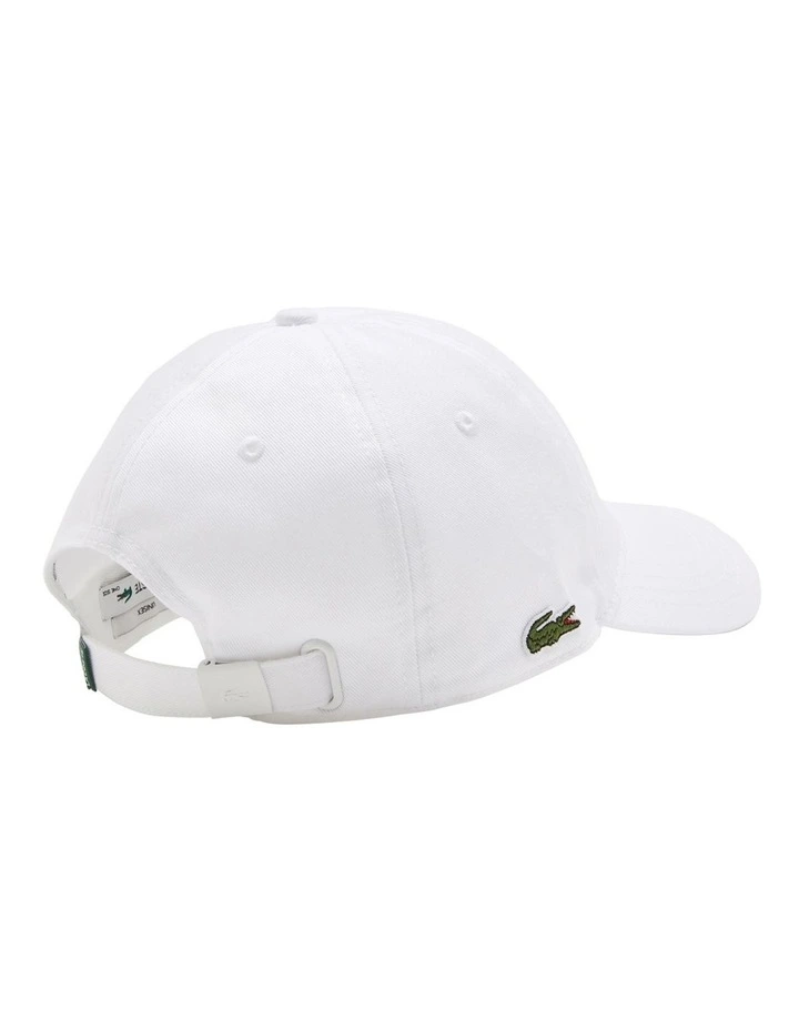 Essentials Side Croc Cap in White