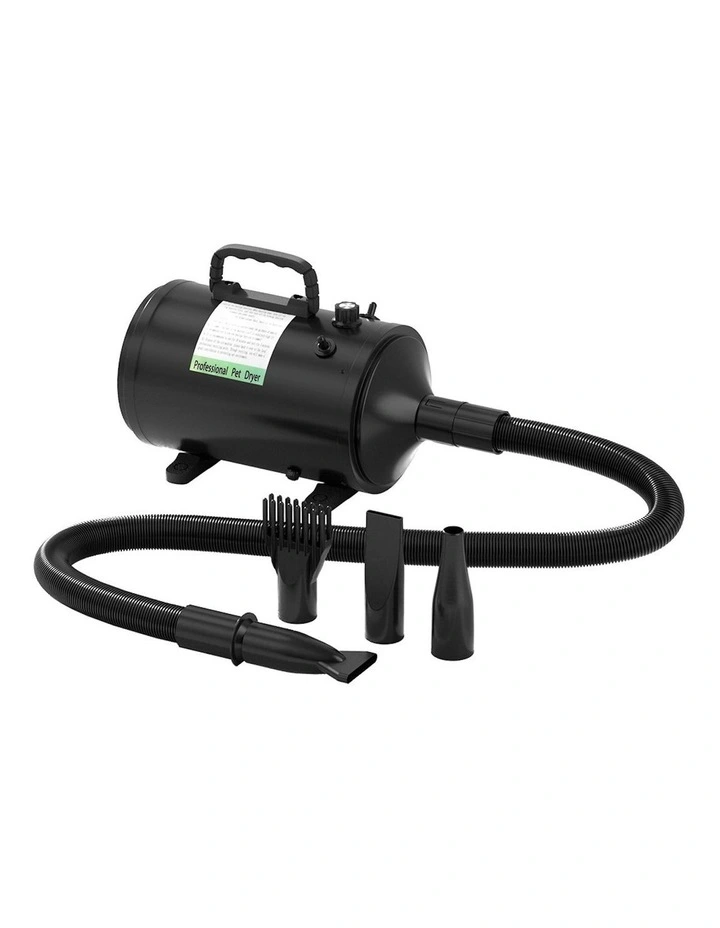 Low Noise Pet Hair Dryer in Black