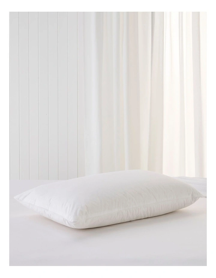 Homestead Australian Duck Feather and Down Medium Density Pillow in White
