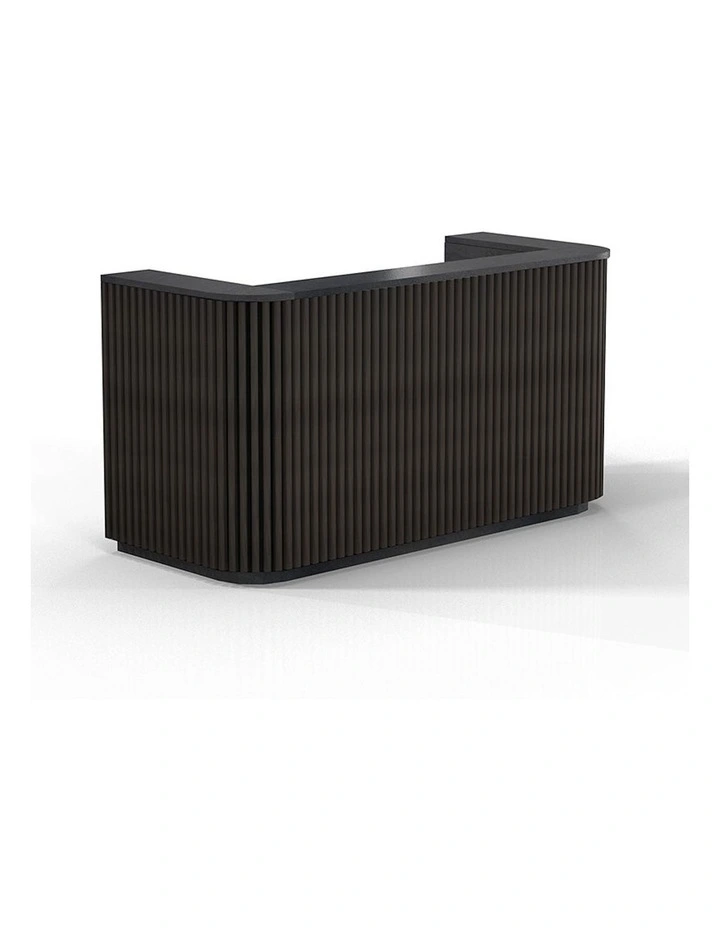 Halo Reception Desk 180cm in Black