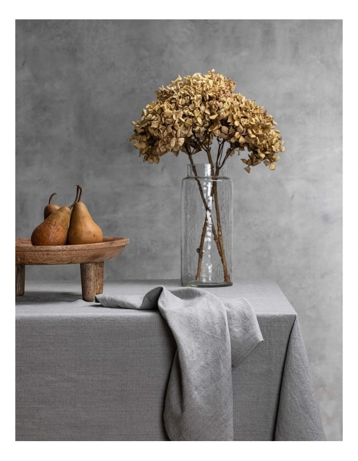 Lina Tablecloth 300cm in Grey
