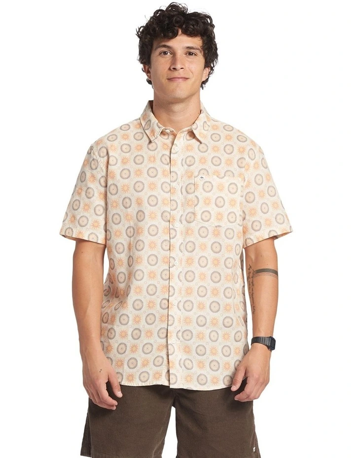 Mandala Short Sleeve Shirt in Birch