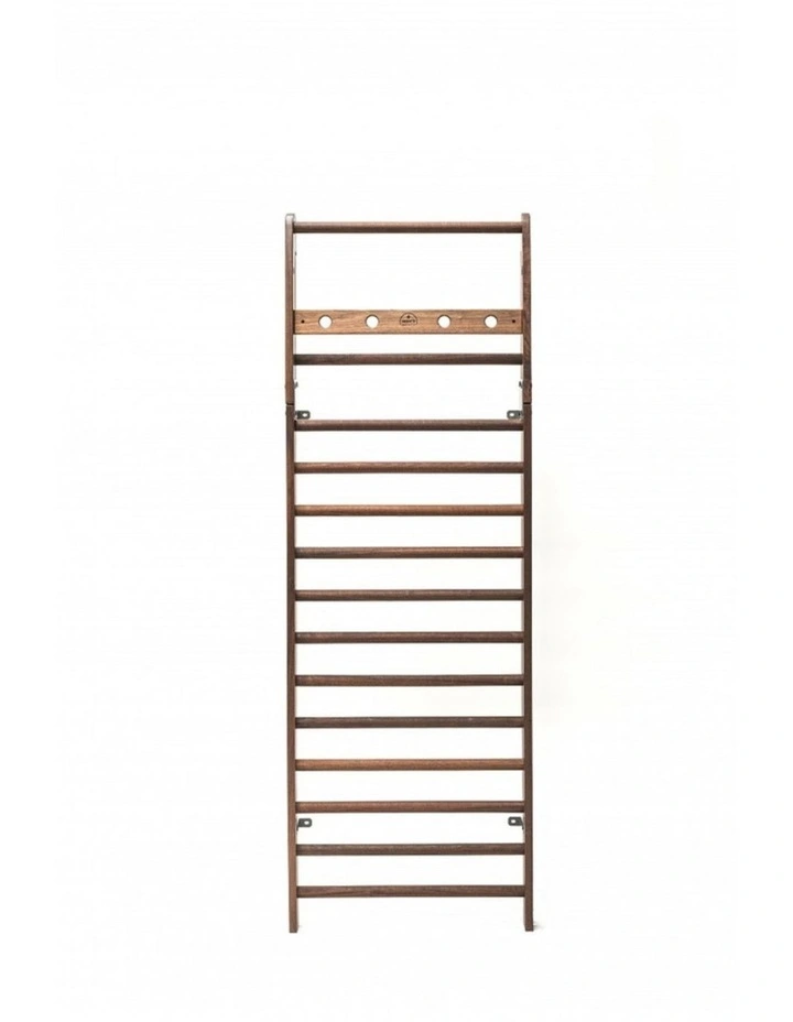 Exercise & Stretching Wallbar 14 Combo bar in Walnut
