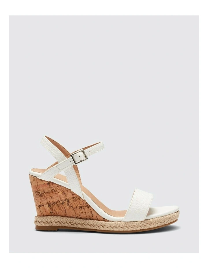 Booma Wedge Heel in White