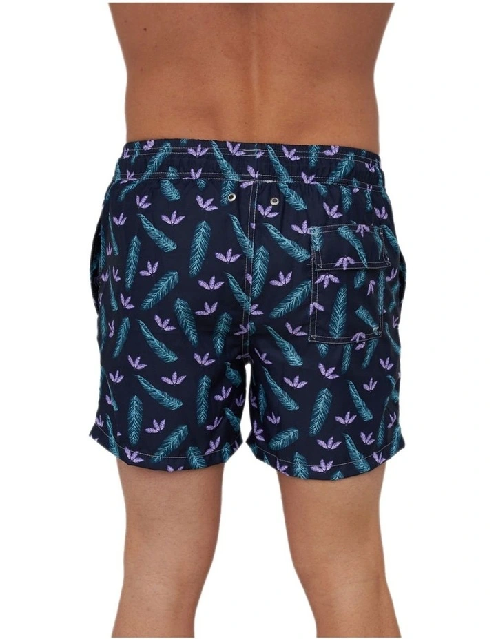 Dark Leaves Boardshorts in Blue