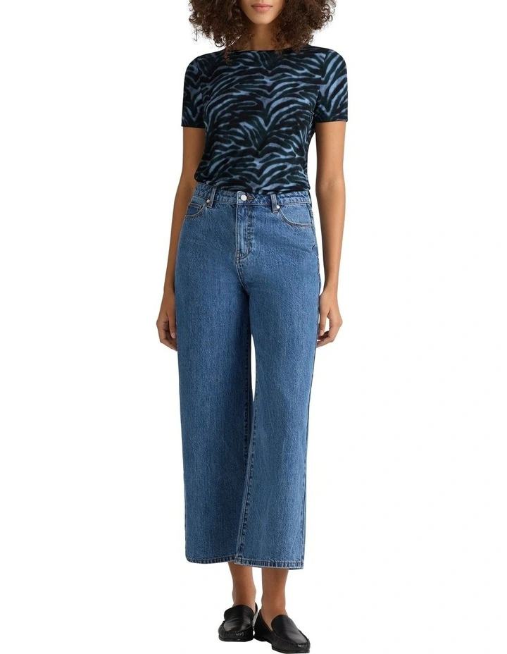 Sesia Bamboo Tee in Blue Multi