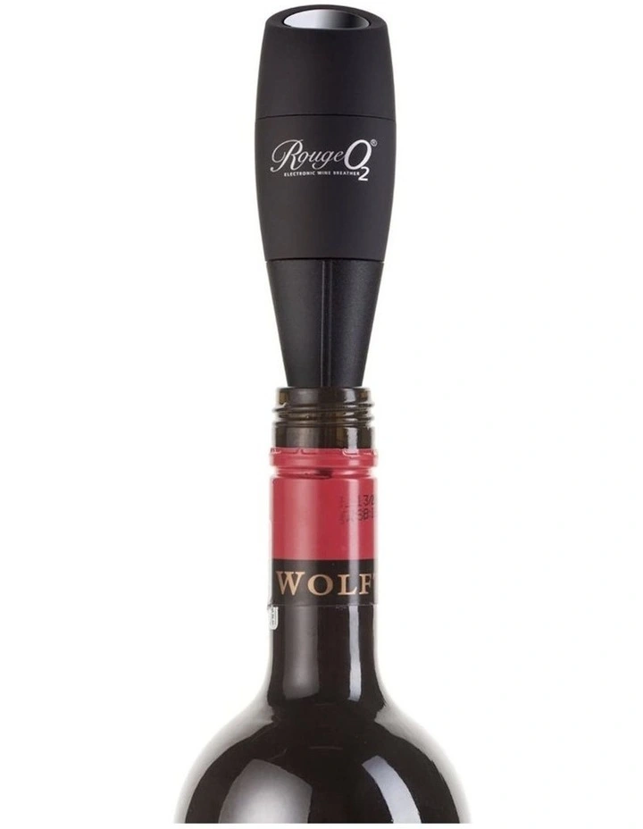 Rouge 02 Electronic Wine Aerator 29cm in Black