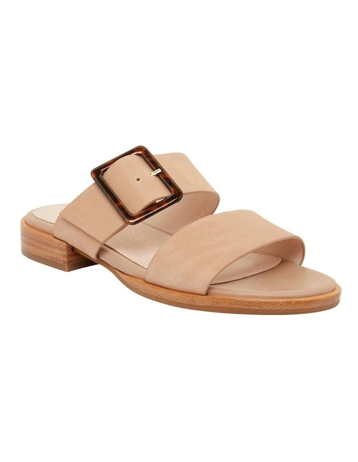 Tanya Sandals in Nude Leather