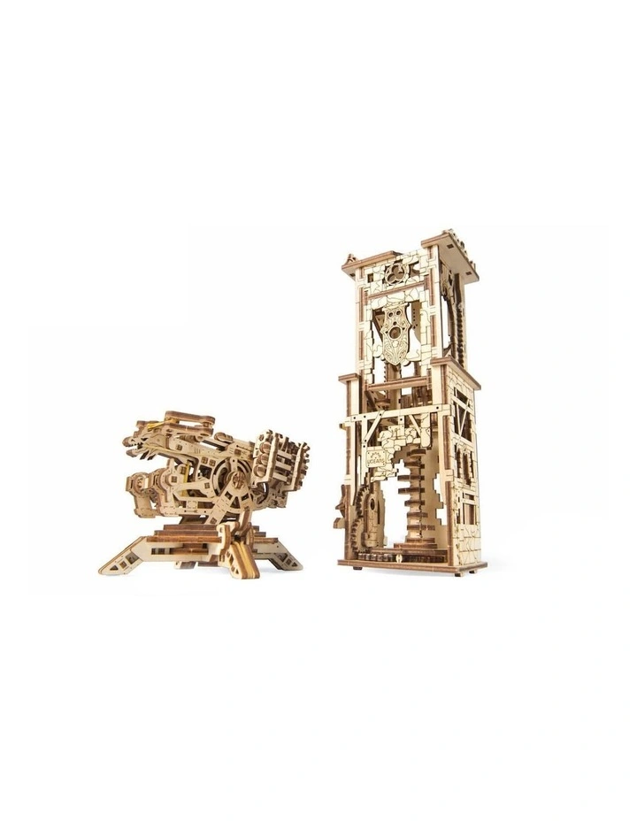 Archballista Tower 292 Piece Wooden 3D Puzzle Gift Set