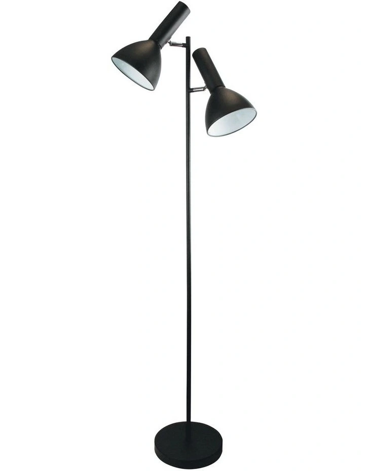 Vespa Twin Floor Lamp Black