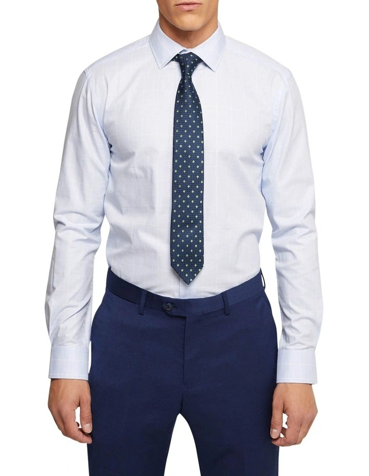 Beckton Check Shirt in Sky