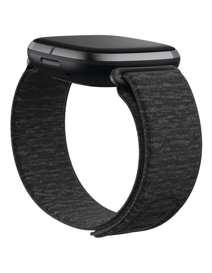 Versa 3/Sense Hook & Loop Band Charcoal Small
