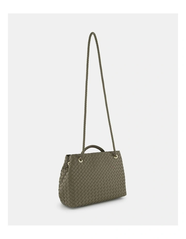 Azusa Top-Handle Bag in Khaki