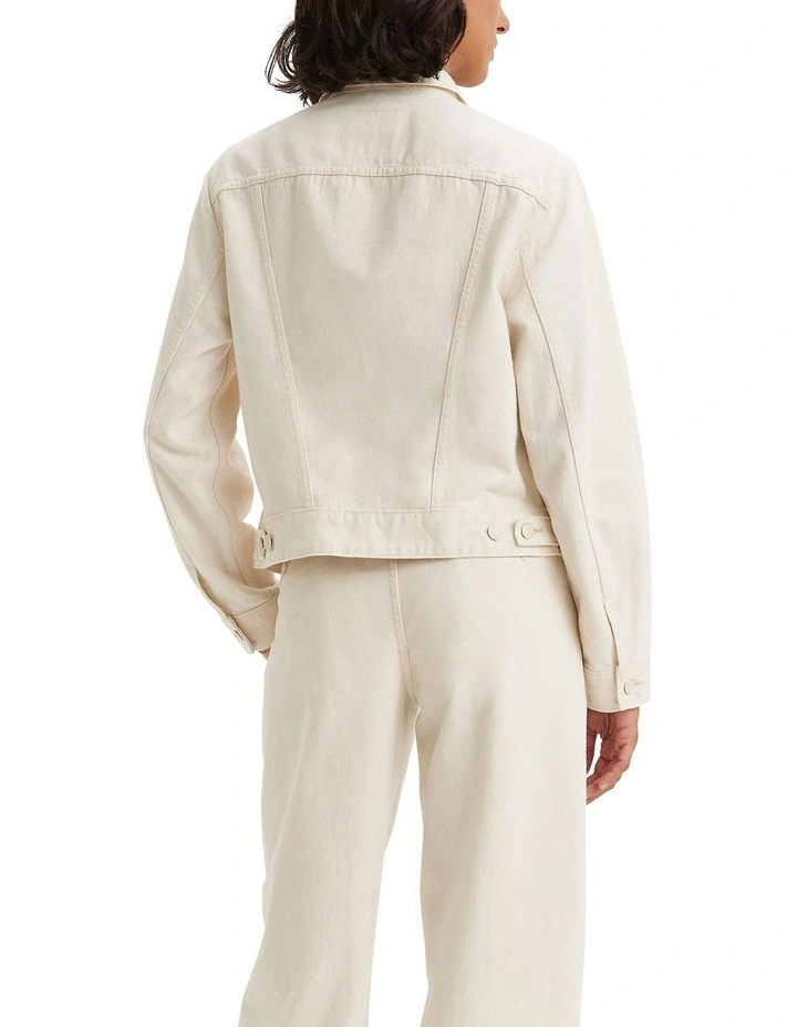 WellThread Down to Earth Trucker Jacket in Soft Ceramic