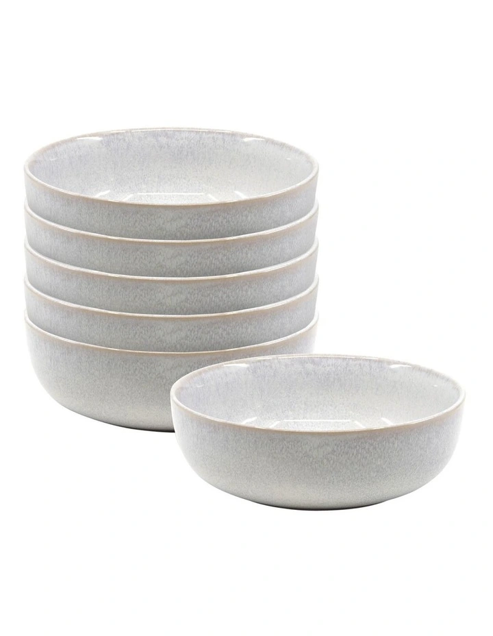 Relic Bowl Mist Set of 6 18cm in Mist