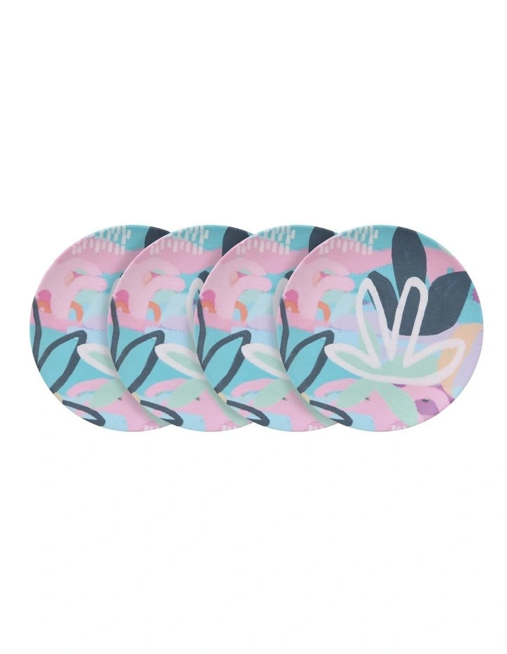 Rach Jackson Rock Garden Plate 20cm Set of 4