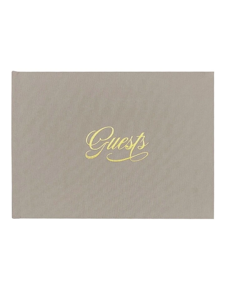 Luxury Guestbook 240x170mm 50 Sheets in Grey