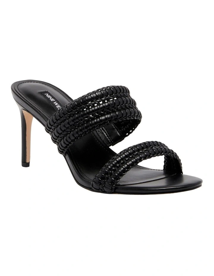 Pause Heeled Sandal in Black