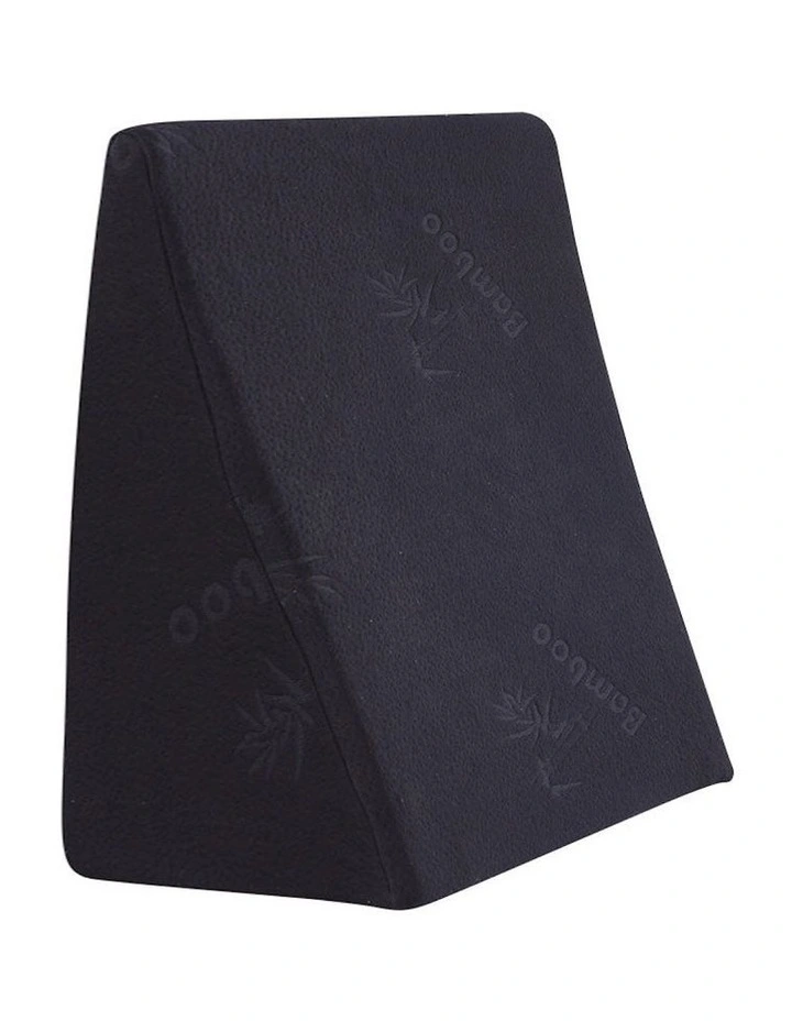 Memory Foam Bed Wedge Pillow in Blue