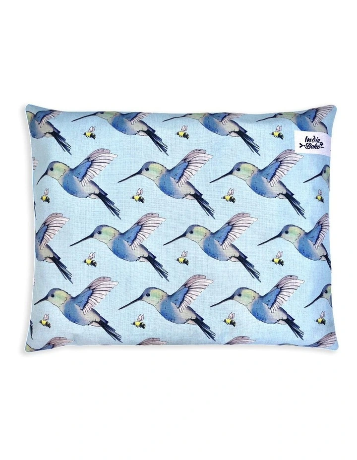 Fleur's Hummingbird Fields LARGE Dog Bed