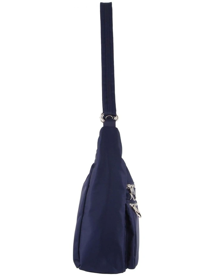 Anti-Theft Cross Body Bag in Navy