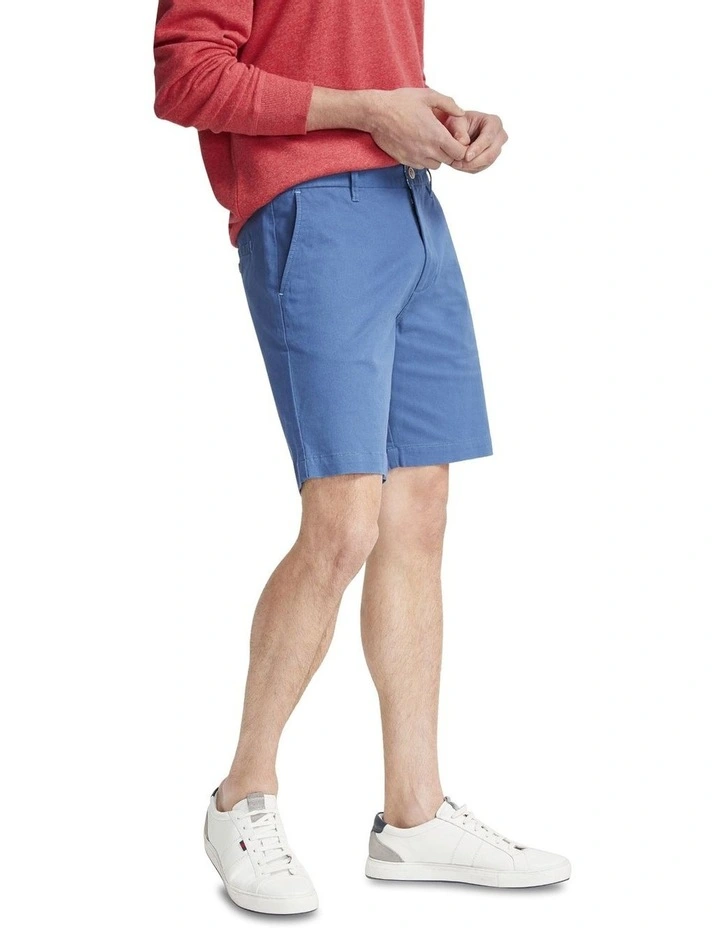 Henry Organic Cotton Chino Shorts in Blue