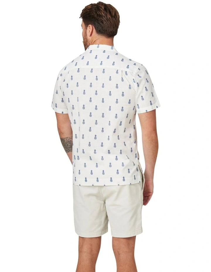 Kobi Print Shirt in Blue