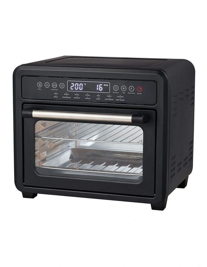 23L Digital Air Fryer Convection Oven in Silver