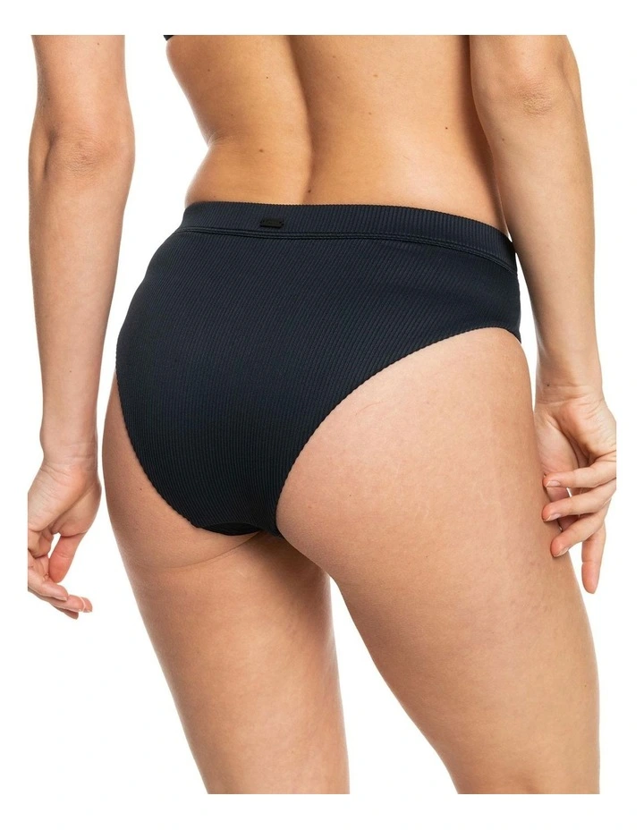 Rib Love The Shorey Bikini Bottoms In Anthracite
