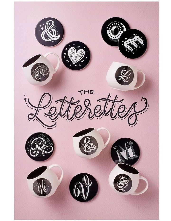 The Letterettes 450ml D Snug Mug Gift Boxed White
