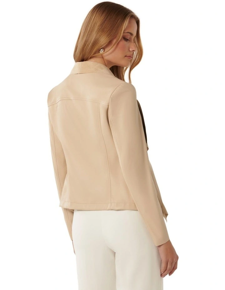 Kris Waterfall Jacket in Brown