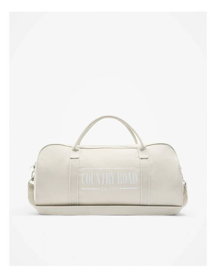 Australian Cotton Heritage Zip Canvas Tote in Cloud