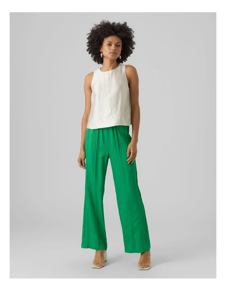 Rom Wide Leg Pants in Bright Green