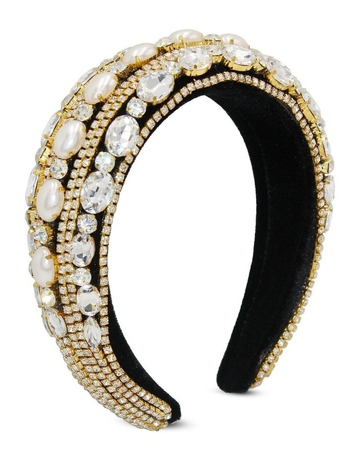 Maia Headband in Gold