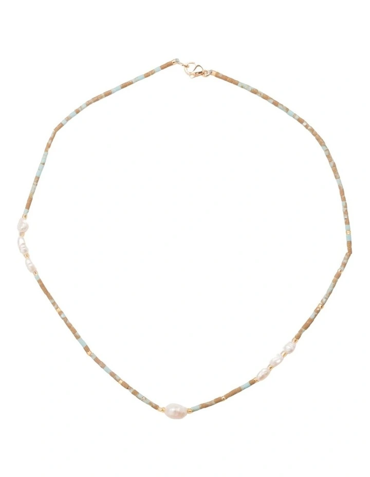 Selena Necklace African in Turquoise