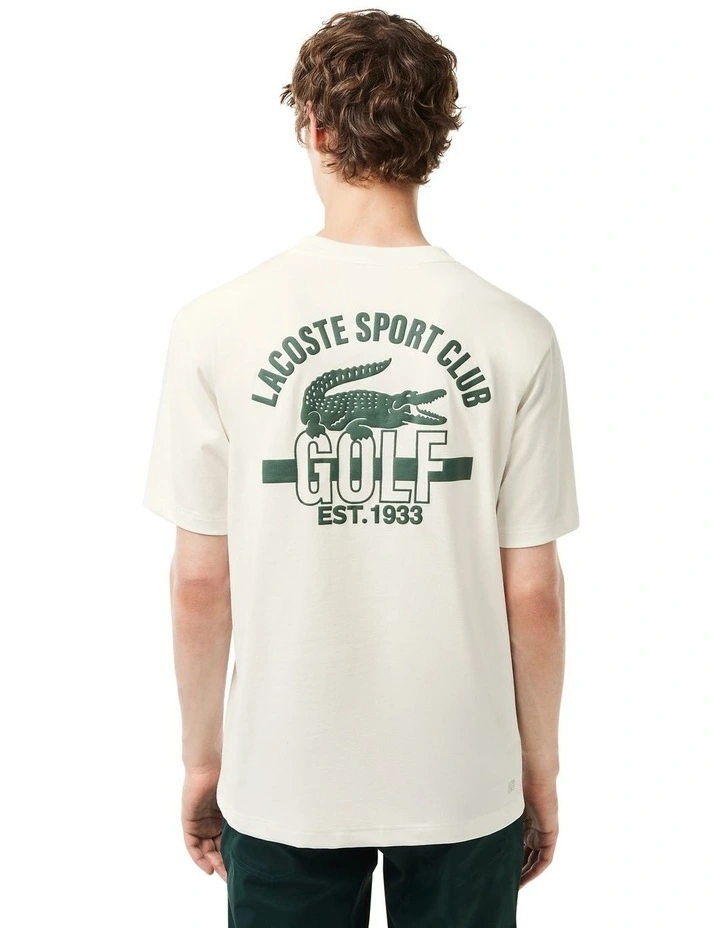 Lacoste Golf Club T-shirt in Flour