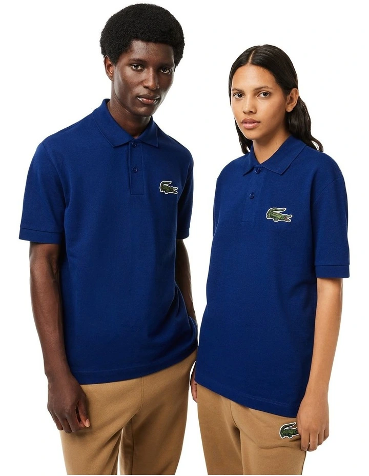 Essentials Loose Fit Polo Shirt in Methylene