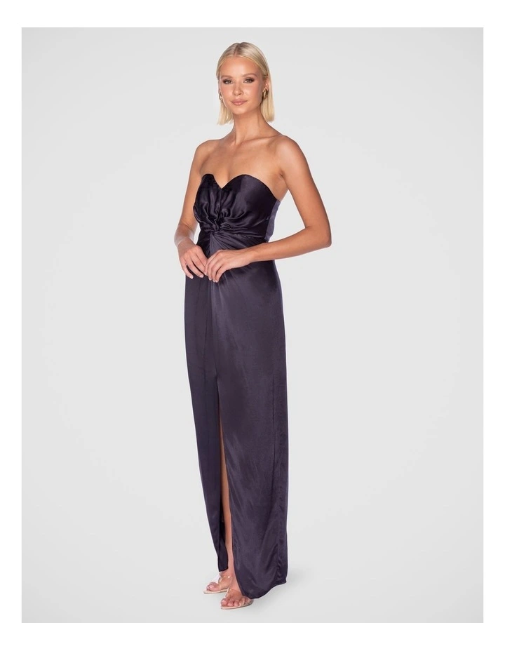 Imogen Strapless Dress in Navy