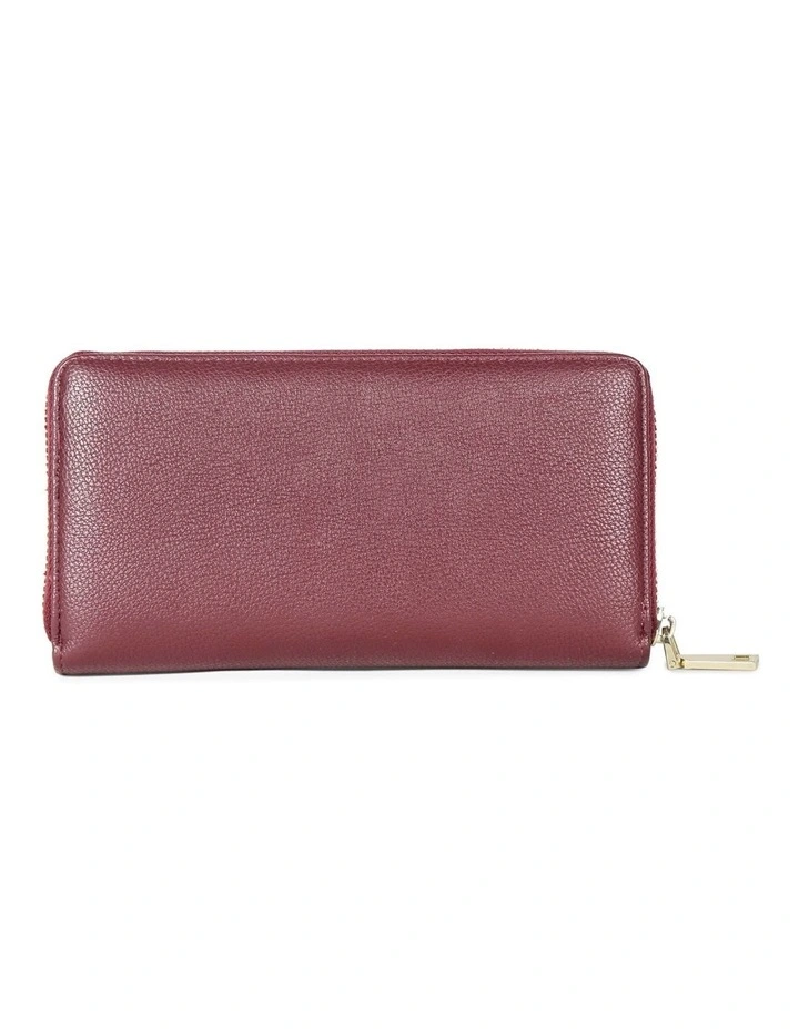 Eva Vegan Wallet in Wine