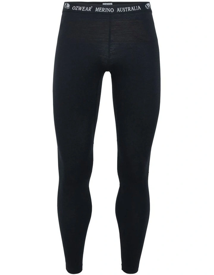 200 Merino Wool Leggings in Black