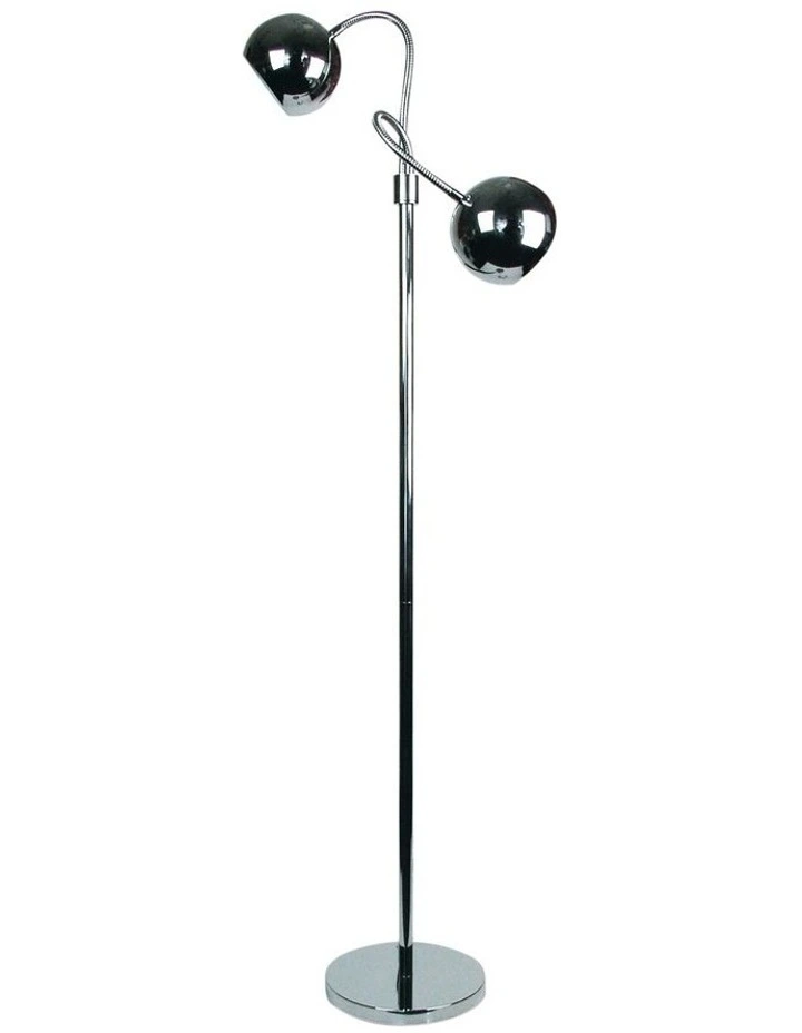 Bobo Twin Floor Lamp Chrome