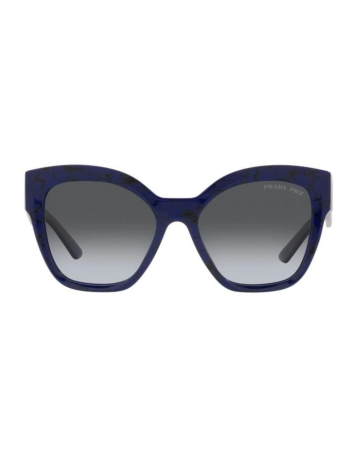 0PR 17ZS Polarised Sunglasses in Baltic Marble