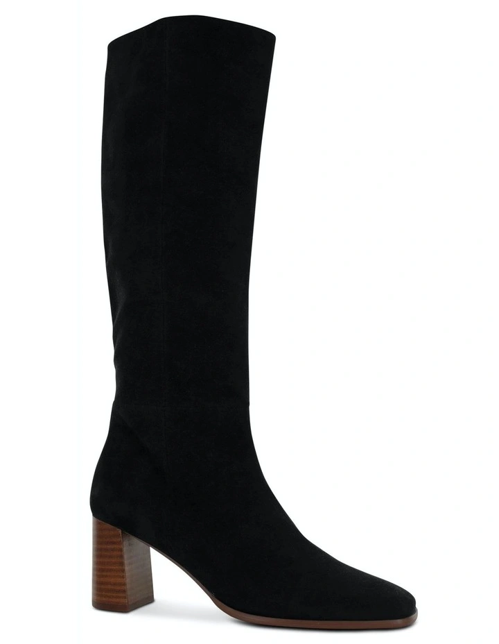 Everly Heeled Boots in Black