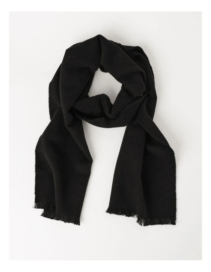 Essential Woven Scarf in Navy