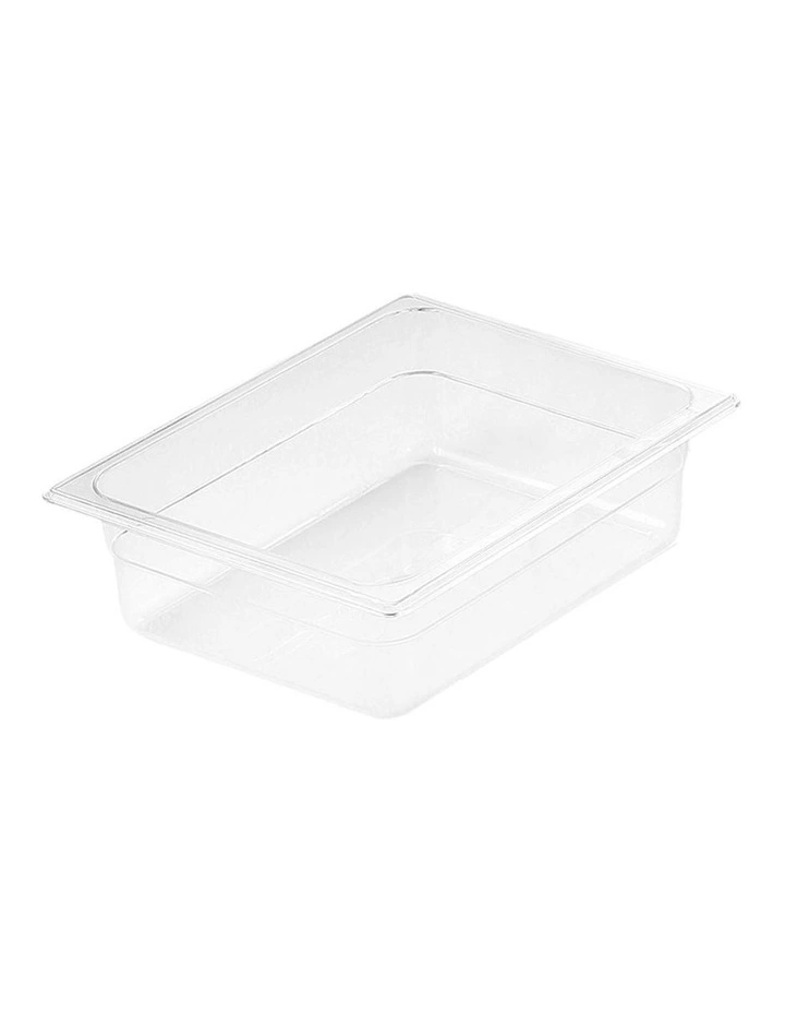 Gastronorm GN Pan 1/2 Food Tray Storage 150mm in Clear