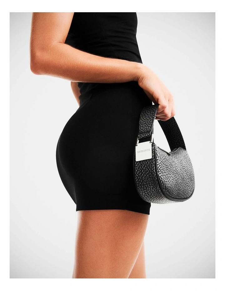 The Mini Shoulder Bag in Silver